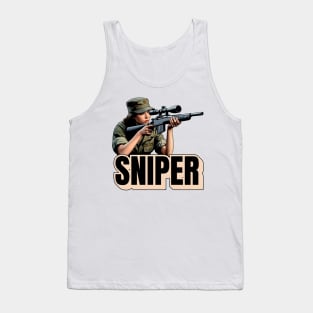 Sniper Girl Tank Top